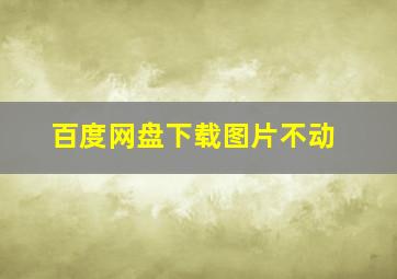 百度网盘下载图片不动