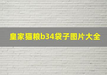 皇家猫粮b34袋子图片大全