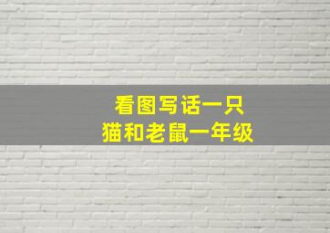 看图写话一只猫和老鼠一年级