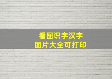 看图识字汉字图片大全可打印