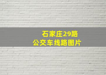 石家庄29路公交车线路图片