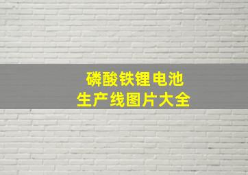 磷酸铁锂电池生产线图片大全