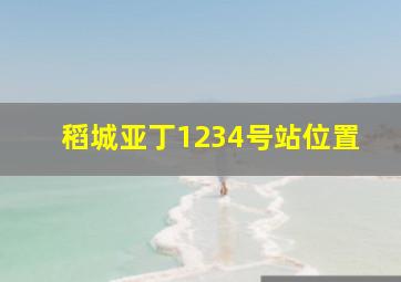 稻城亚丁1234号站位置