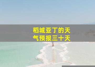 稻城亚丁的天气预报三十天