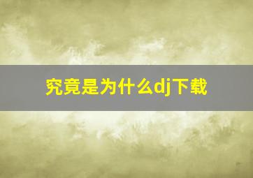 究竟是为什么dj下载