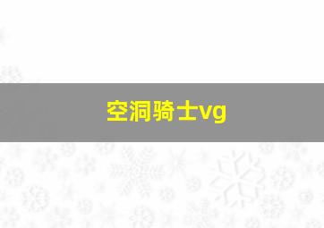 空洞骑士vg