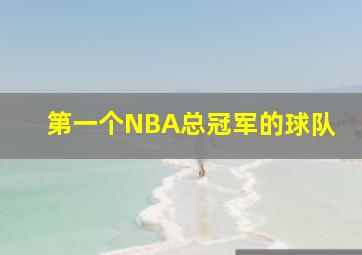 第一个NBA总冠军的球队