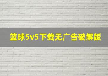 篮球5v5下载无广告破解版