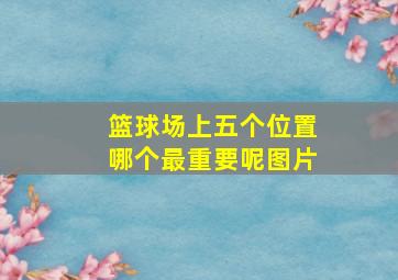 篮球场上五个位置哪个最重要呢图片