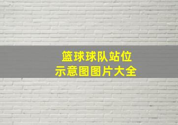 篮球球队站位示意图图片大全