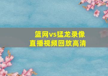 篮网vs猛龙录像直播视频回放高清