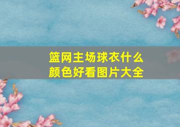 篮网主场球衣什么颜色好看图片大全