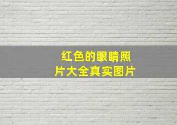 红色的眼睛照片大全真实图片