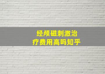 经颅磁刺激治疗费用高吗知乎