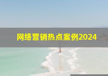 网络营销热点案例2024