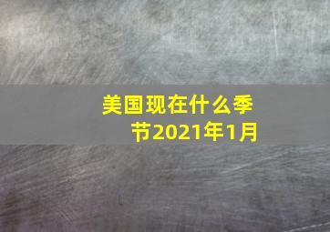 美国现在什么季节2021年1月