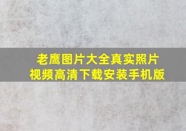 老鹰图片大全真实照片视频高清下载安装手机版