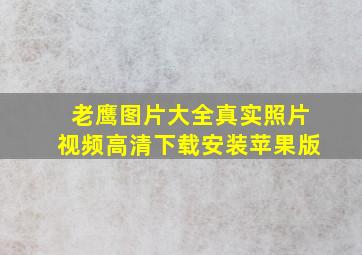 老鹰图片大全真实照片视频高清下载安装苹果版