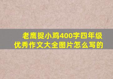 老鹰捉小鸡400字四年级优秀作文大全图片怎么写的