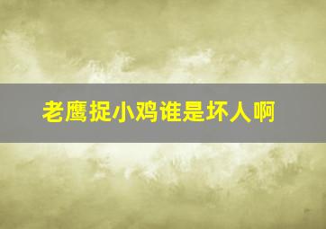 老鹰捉小鸡谁是坏人啊