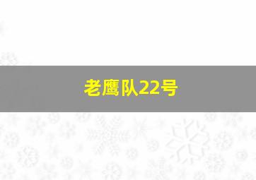 老鹰队22号