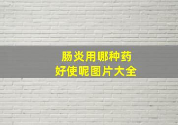 肠炎用哪种药好使呢图片大全