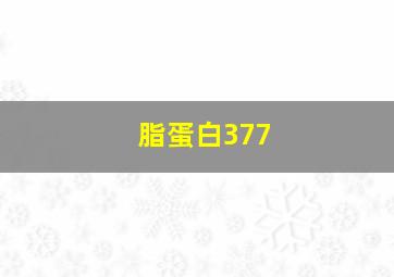 脂蛋白377