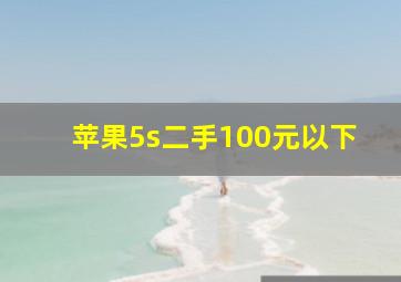 苹果5s二手100元以下