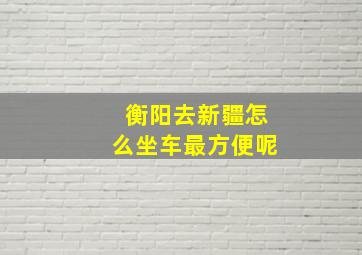 衡阳去新疆怎么坐车最方便呢