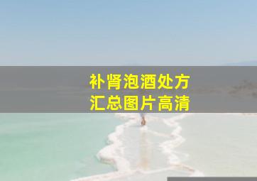 补肾泡酒处方汇总图片高清