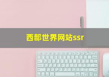 西部世界网站ssr