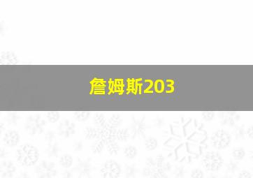 詹姆斯203