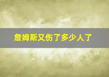 詹姆斯又伤了多少人了