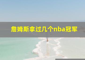 詹姆斯拿过几个nba冠军