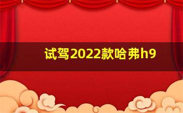 试驾2022款哈弗h9