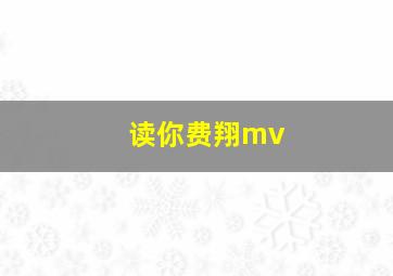 读你费翔mv