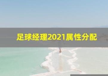 足球经理2021属性分配