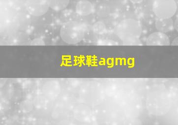 足球鞋agmg