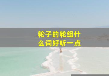 轮子的轮组什么词好听一点