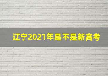 辽宁2021年是不是新高考