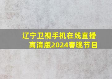 辽宁卫视手机在线直播高清版2024春晚节目