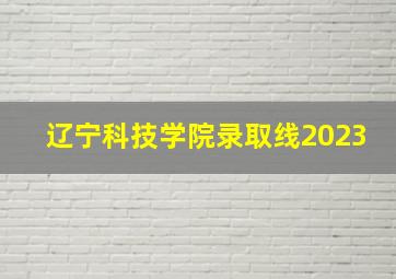 辽宁科技学院录取线2023