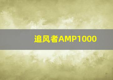 追风者AMP1000