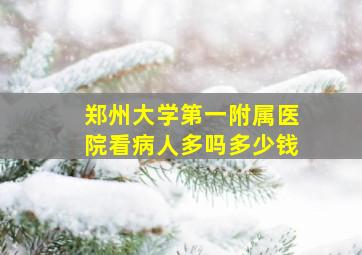 郑州大学第一附属医院看病人多吗多少钱