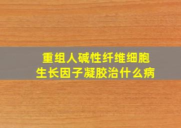 重组人碱性纤维细胞生长因子凝胶治什么病