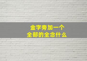 金字旁加一个全部的全念什么