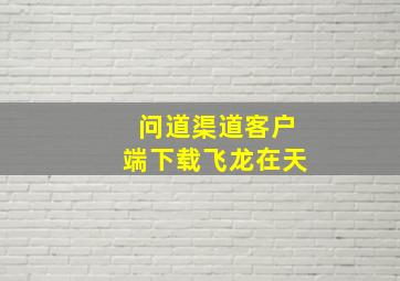 问道渠道客户端下载飞龙在天