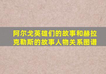 阿尔戈英雄们的故事和赫拉克勒斯的故事人物关系图谱