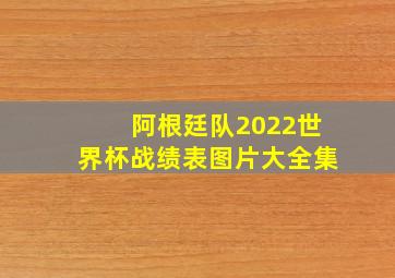 阿根廷队2022世界杯战绩表图片大全集