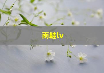 雨鞋lv